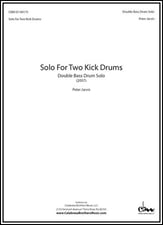 SOLO FOR TWO KICK DRUMS OP 7-NOT PUB'S ITEM cover